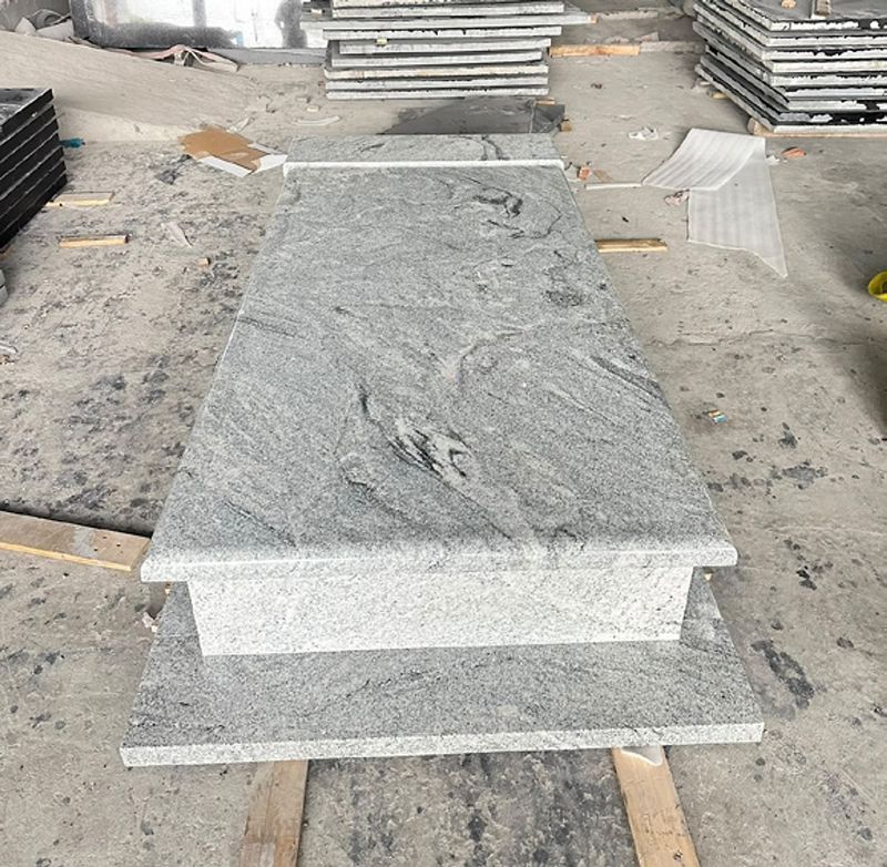 Grey granite ledger